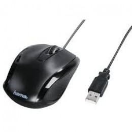 Оптична мишка HAMA MC-200,кабел1.5 м,USB,1200dpi